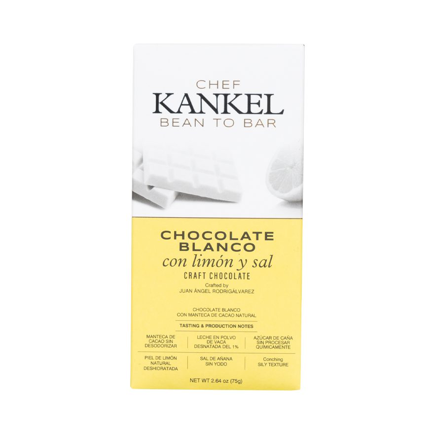 Kankel - Chocolate blanco con limón y sal de añana