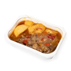 Comida casera - Carne asada con patata