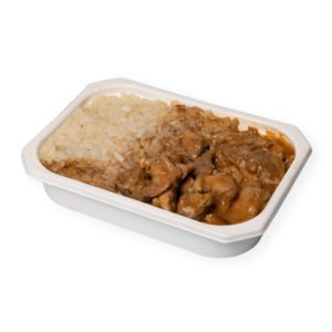 Comida casera - Pollo al curry con arroz