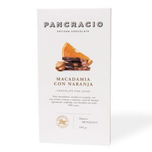 Dulces y chocolates - Pancracio tableta de macadamia con naranja