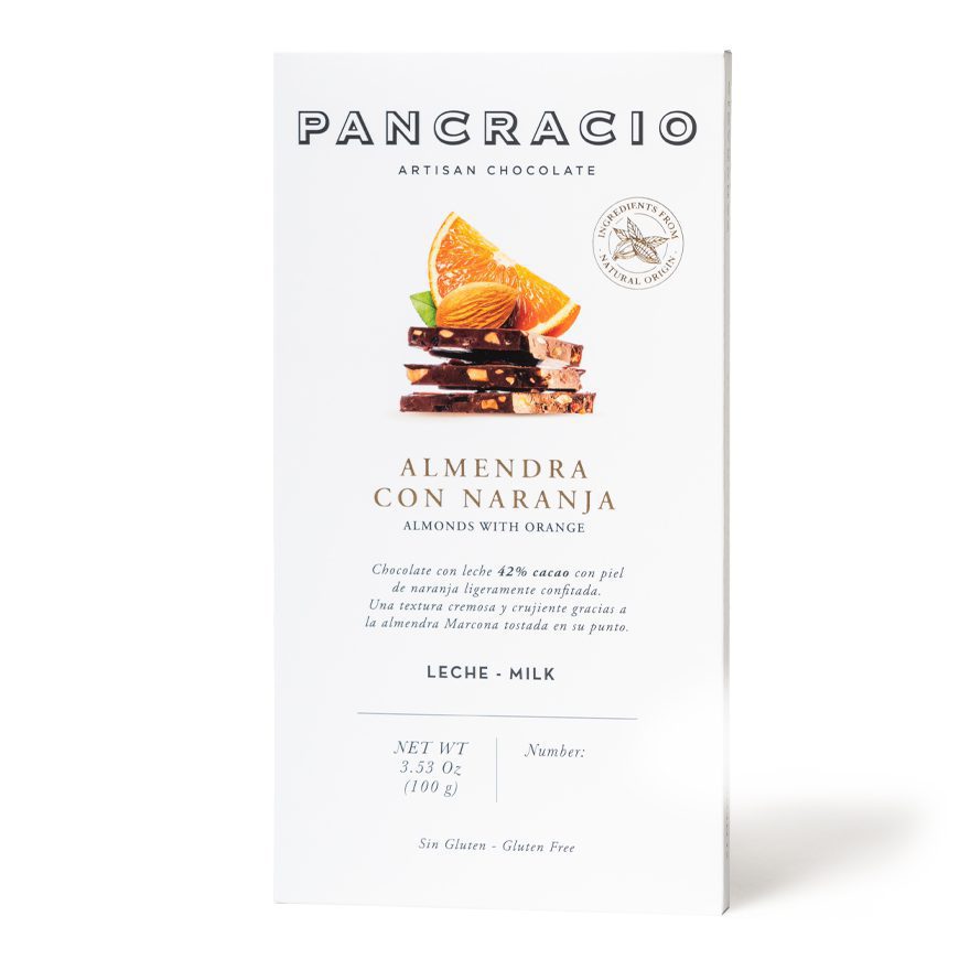 Pancracio Chocolate con Almendra y Naranja